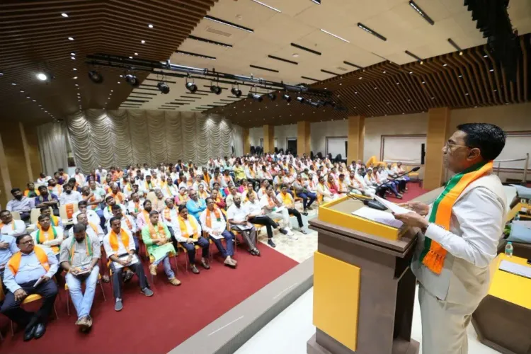 CM Sawant Leads BJP Goa Booth Sashaktikaran Abhiyan