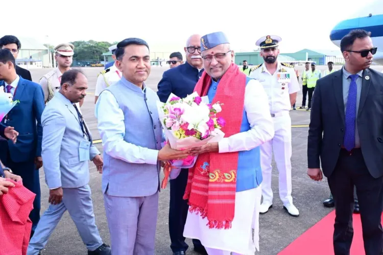 CM Sawant Welcomes Vice President to Goa for Statehood Day