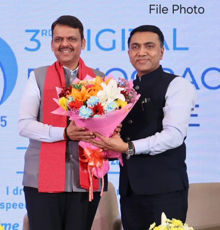 CM Sawant Wishes Fadnavis on Birthday, Hails Maharashtra's Double Engine Growth