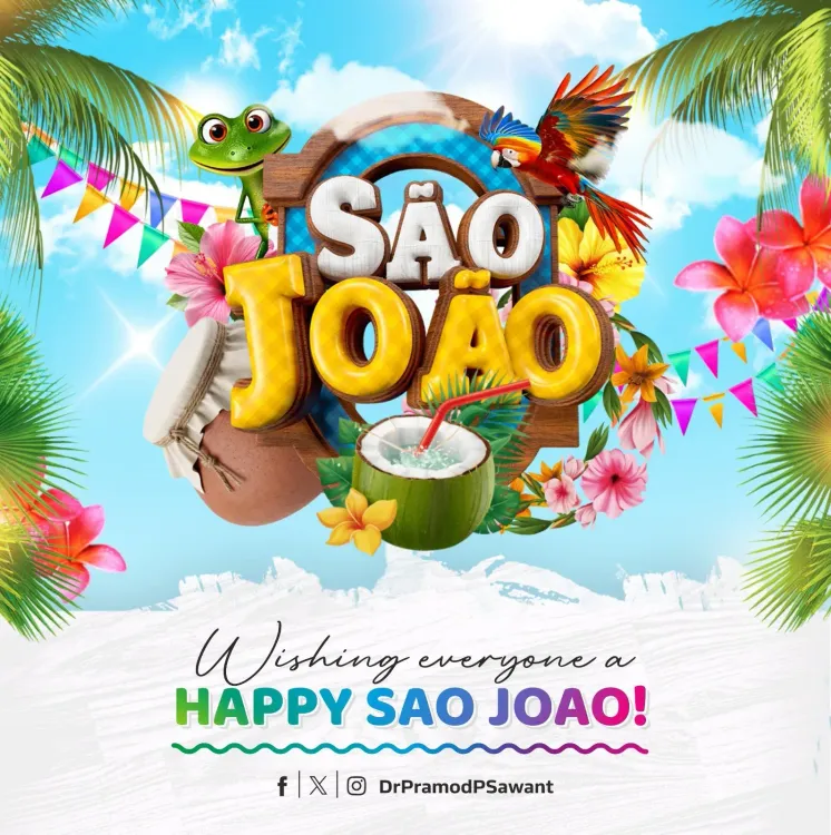 CM Sawant Wishes Goans Happy Sao Joao 2026