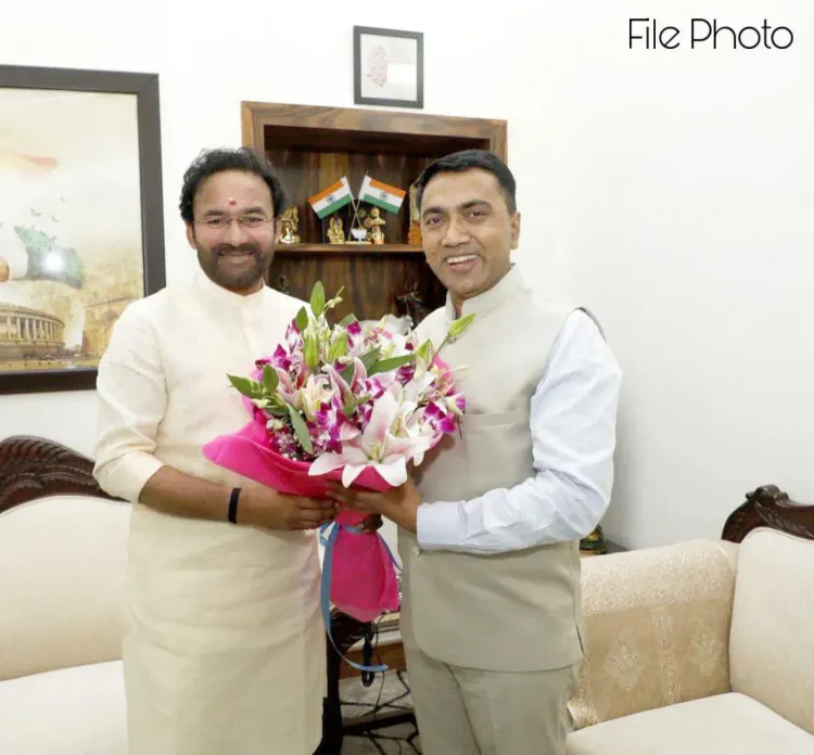 CM Sawant Wishes Union Minister Kishan Reddy on Birthday