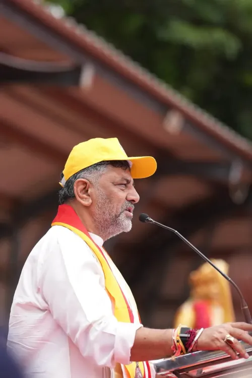CM Shivakumar Marks Kempegowda's 517th Jayanti in Yelahanka