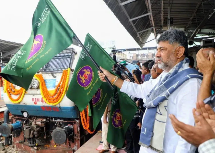 CM Siddaramaiah Flags Off Golden Chariot's Pride of Karnataka Run