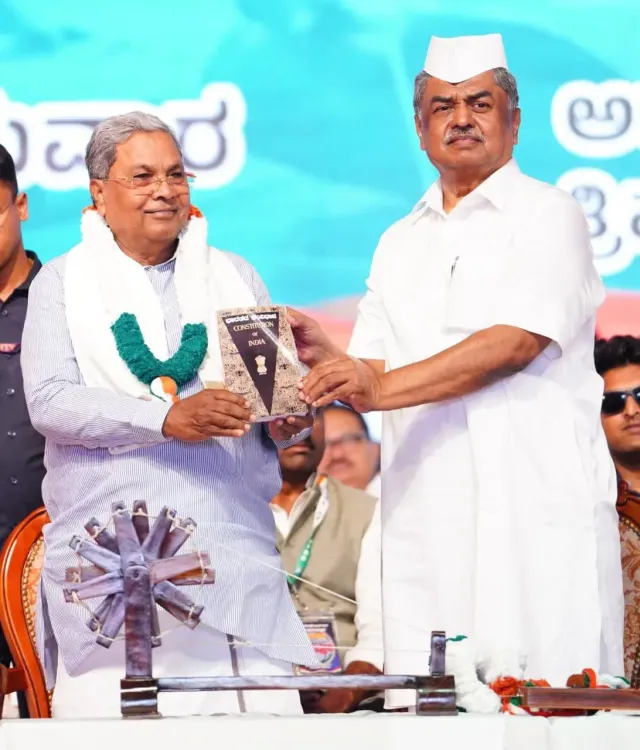 CM Siddaramaiah Hails B.K. Hariprasad as New KPCC Chief