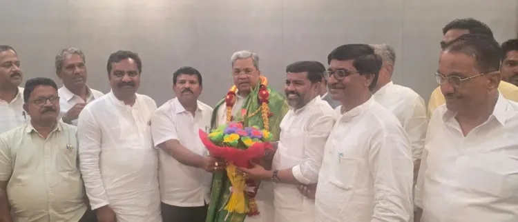 CM Siddaramaiah meets district chiefs of Guarantee Schemes Authority