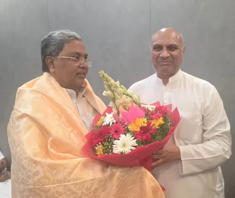 CM Siddaramaiah Meets Pallam Raju, MB Patil in Congress Huddle