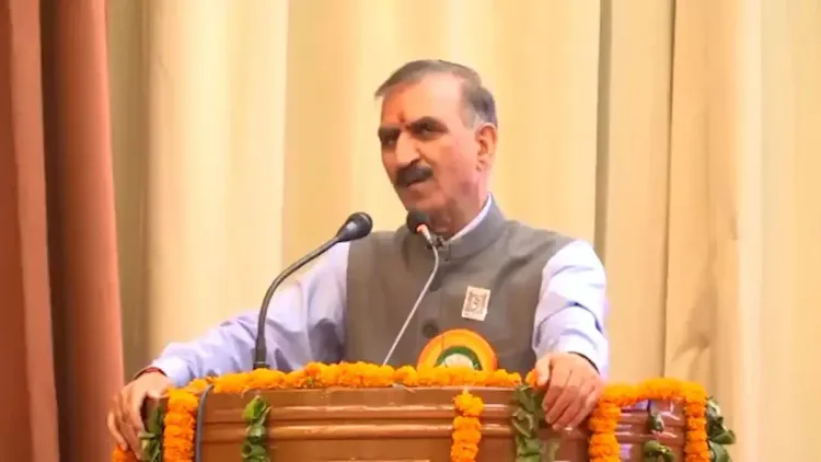 CM Sukhu Announces Rs 5 Crore for B.Tech at HP University