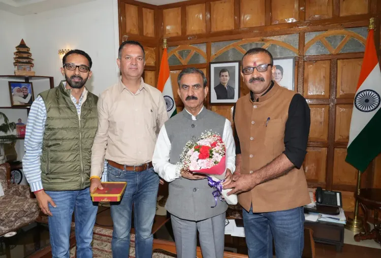 CM Sukhu Congratulates New HPSDMA Vice Chairman Deepak Rathour