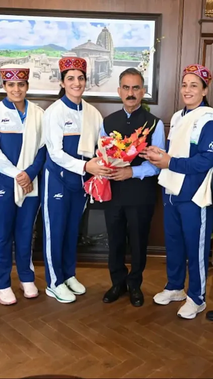 CM Sukhu Hails HP Daughters' Asian Games Glory