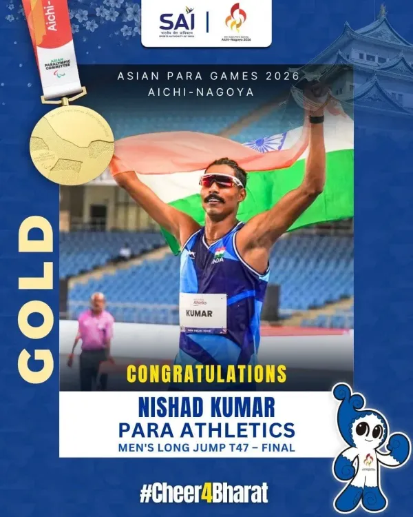 CM Sukhu hails Nishad Kumar's gold at Asian Para Games