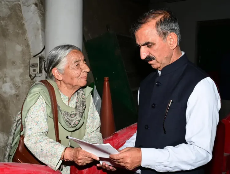 CM Sukhu Holds Public Outreach in Shimla, Directs Officials on Grievances