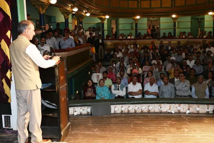 CM Sukhu launches urban crisis book at Shimla's Gaiety Theatre