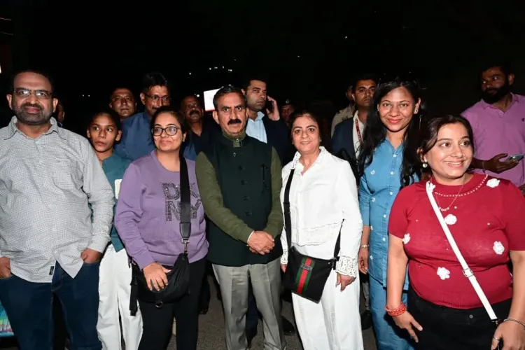 CM Sukhu Meets Locals, Tourists in Shimla, Hails HP's Beauty