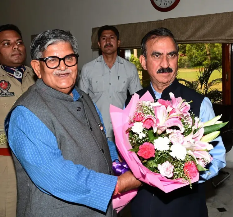 CM Sukhu Meets Punjab Governor Kataria in Chandigarh