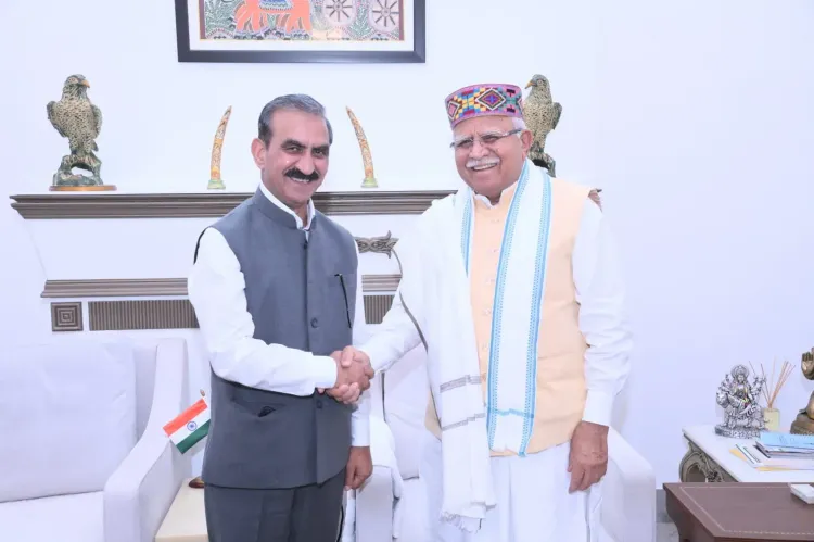 सीएम सुक्खू ने खट्टर से माँगी बैरा-स्यूल परियोजना में 50% निशुल्क बिजली रॉयल्टी, ₹7,784 करोड़ ऊर्जा बकाया का मुद्दा उठाया
