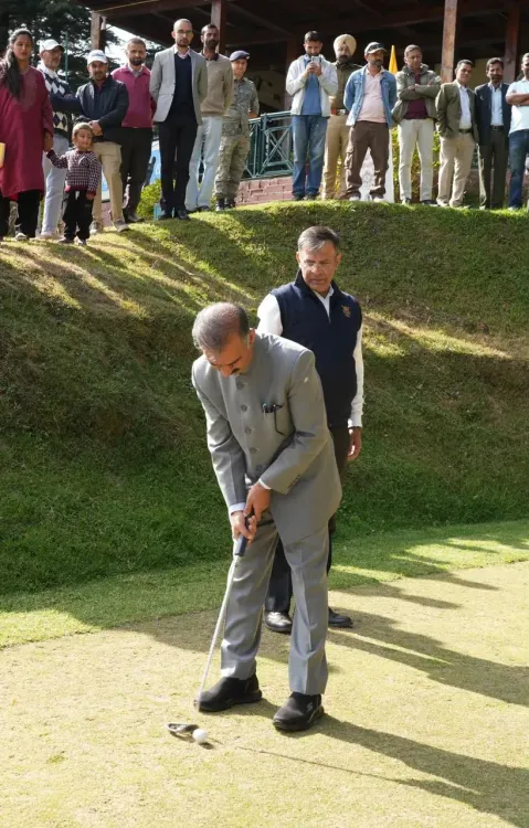 CM Sukhu Plans ₹15,000 Cr Tourism Push at Naldehra Golf Cup