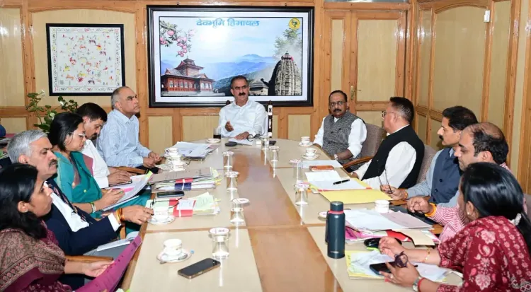 CM Sukhu Reviews Admin Meet in Shimla, Orders Key Reforms
