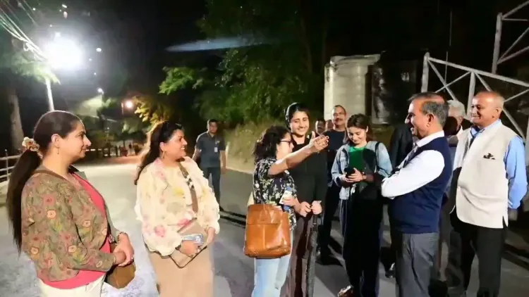 CM Sukhu Reviews Shimla Utility Duct and Street Light Works