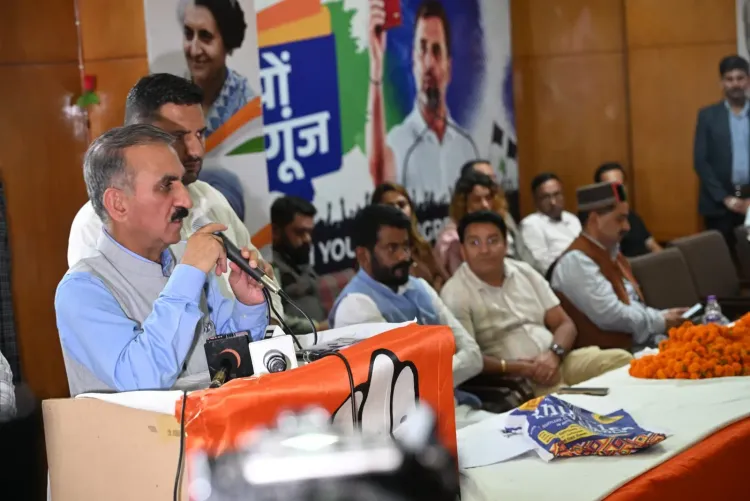 CM Sukhu Slams BJP Over HP Paper Leaks at Youth Meet