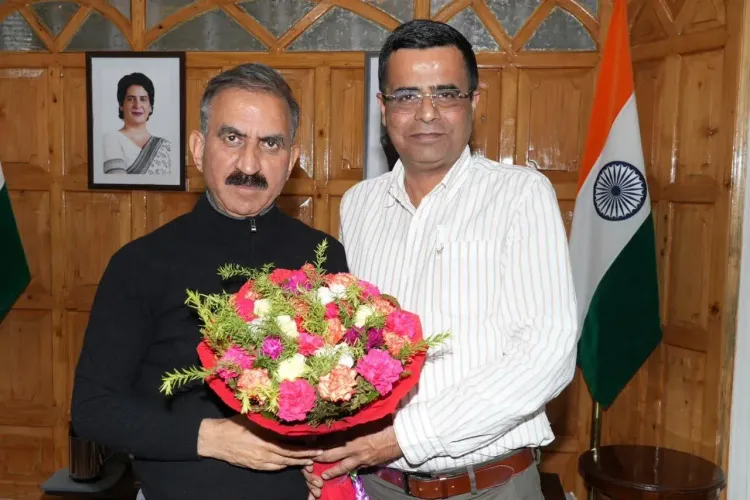 CM Sukhu welcomes Puneet Malli as HPCC spokesperson