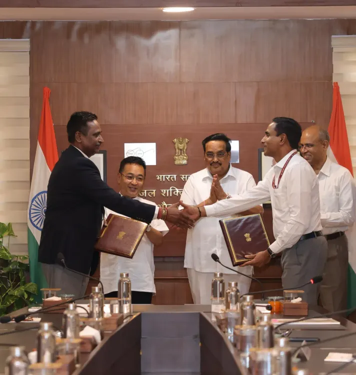 CM Tamang Signs JJM 2.0 MoU With Jal Shakti Ministry
