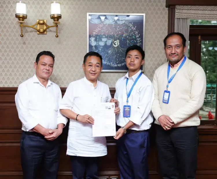 CM Tamang Submits SIR Form, Urges Sikkim Voters to Enrol