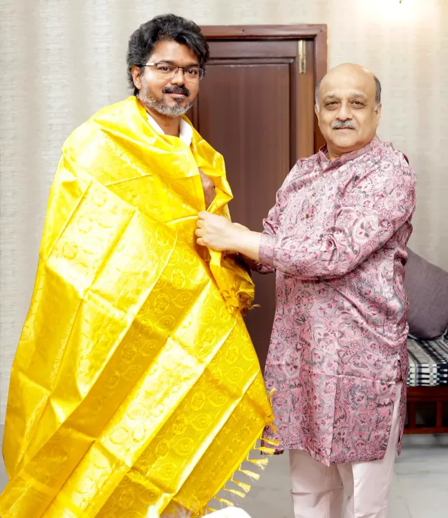 CM Vijay calls on Madras HC Chief Justice Dharmadikari