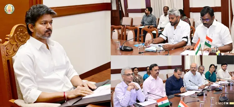 CM Vijay Chairs Commercial Taxes Review Meet in Chennai