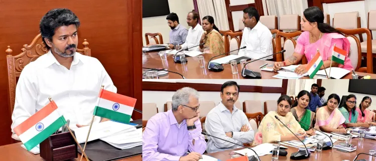 CM Vijay Chairs Social Welfare Review at Secretariat
