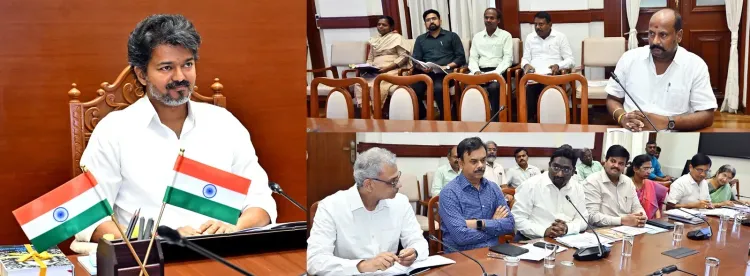 CM Vijay Chairs Transport Dept Review Meet in Chennai