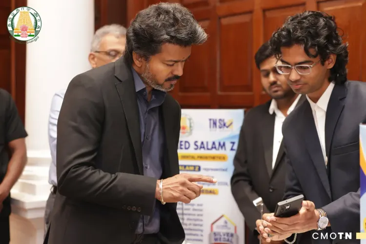 CM Vijay Felicitates 12 Tamil Nadu WorldSkills Medallists