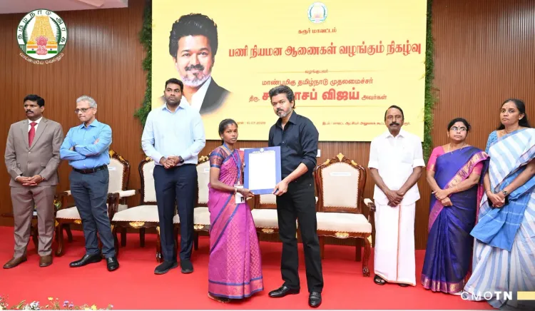 CM Vijay hands compassionate jobs to 31 Karur tragedy kin
