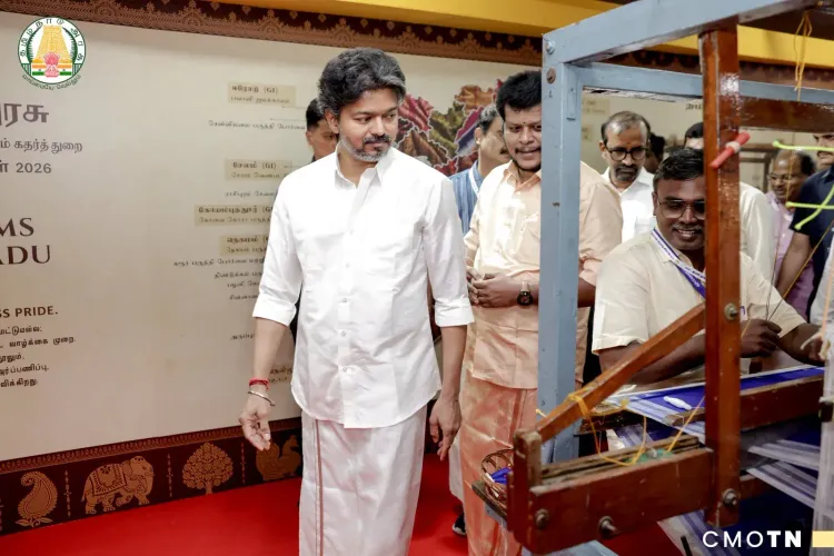 CM Vijay launches HANDTEX 2026 and Co-optex e-store on National Handloom Day