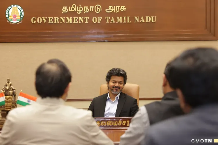 CM Vijay Meets News18 Network Executives at Secretariat