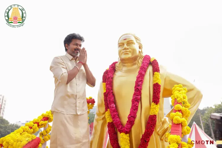 CM Vijay Pays Tribute to Thevar on Birth Anniversary