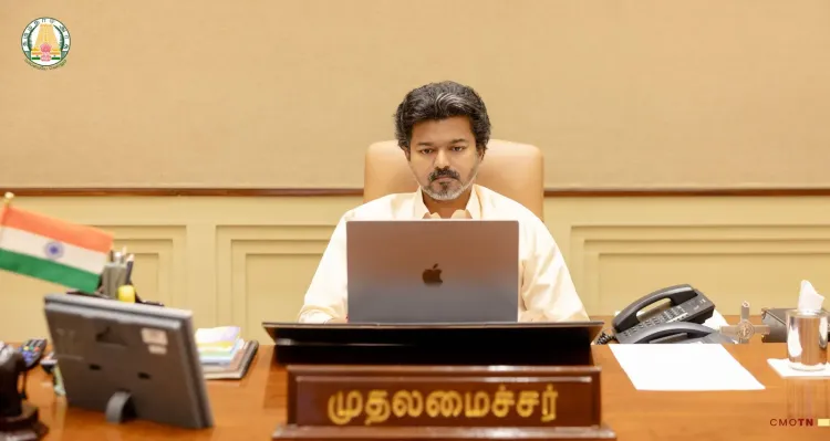 CM Vijay registers self-details for Tamil Nadu census