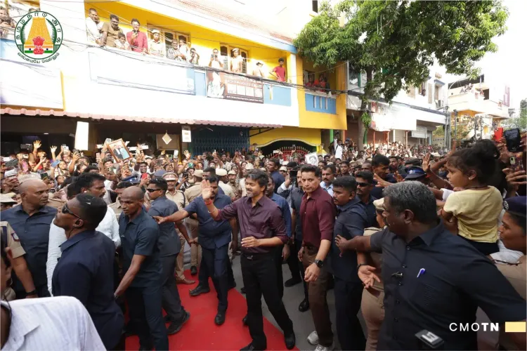 CM Vijay visits Perambur constituency in Chennai