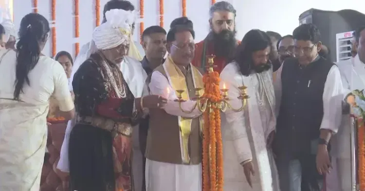 CM Vishnu Deo Sai at Guru Darshan, Bhandarpuri Dham Raipur