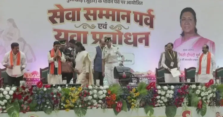 CM Vishnu Deo Sai at Seva Samman Parv in Raipur