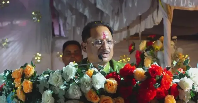 CM Vishnu Deo Sai attends Karma Puja at Raigarh school ground