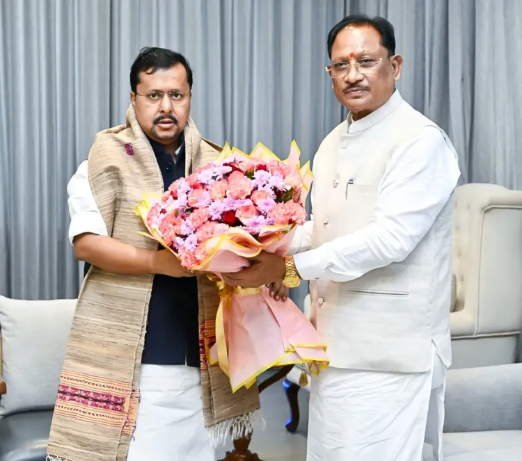 CM Vishnu Deo Sai Calls on BJP National President Nitin Nabin