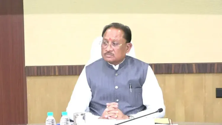 CM Vishnu Deo Sai Chairs Cabinet Meeting at Mahanadi Bhawan