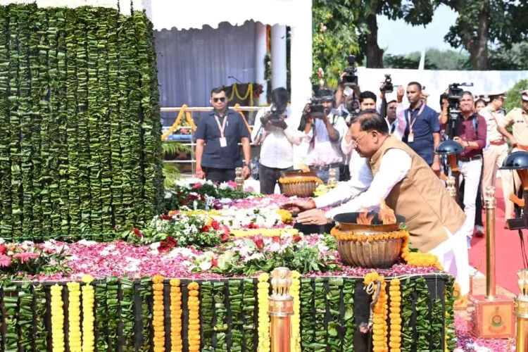 CM Vishnu Deo Sai Honours Martyrs on Police Commemoration Day