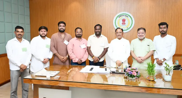 CM Vishnu Deo Sai Meets Raipur South MLA Sunil Soni's Delegation