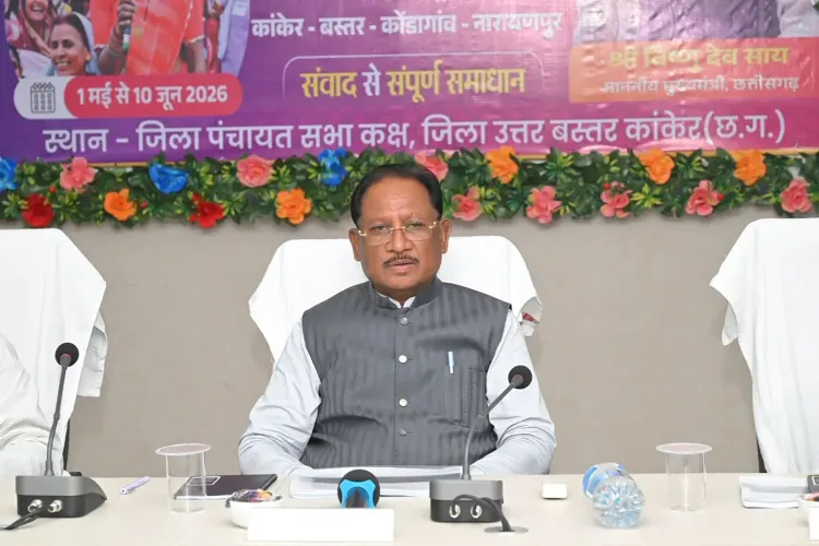 CM Vishnu Deo Sai reviews Bastar welfare rollout at Kanker meet