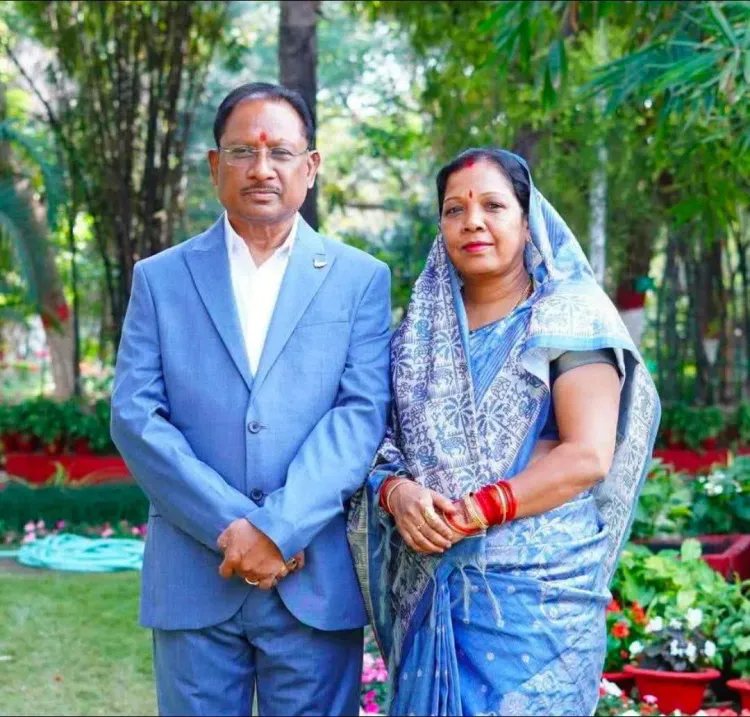 CM Vishnu Deo Sai Thanks Sanjay Pandey for Wishes