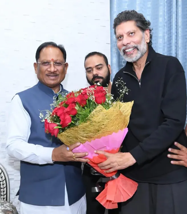 CM Vishnu Deo Sai visits BJP state chief Kiran Singh Dev at home