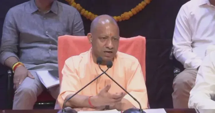 CM Yogi addresses media on PM Modi's 12 years in office