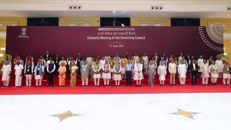CM Yogi at NITI Aayog 11th Governing Council Meet