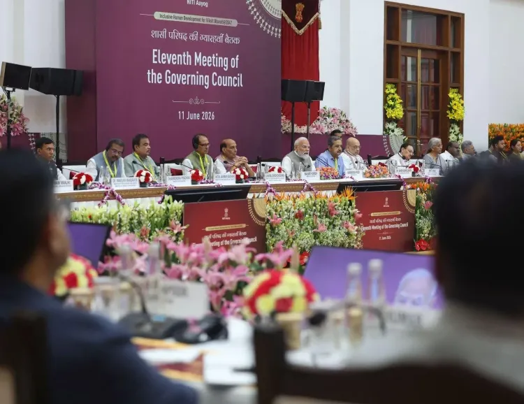 CM Yogi attends NITI Aayog Governing Council's 11th meeting